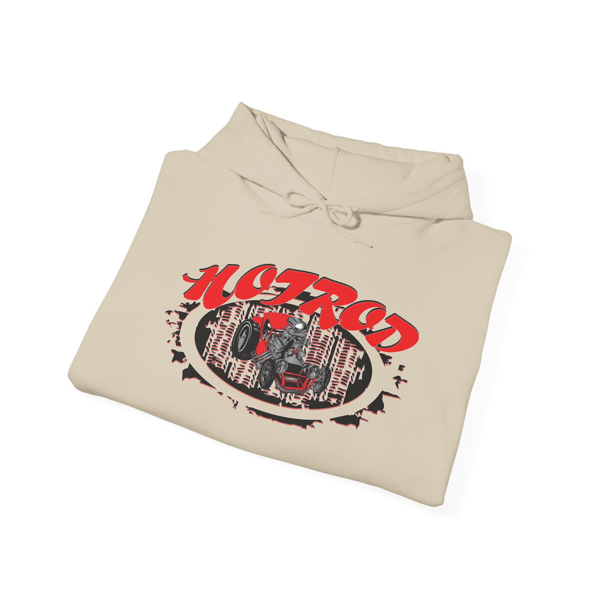 Retro Hot Rod Hoodie for Car Enthusiasts - Heavy Blend™
