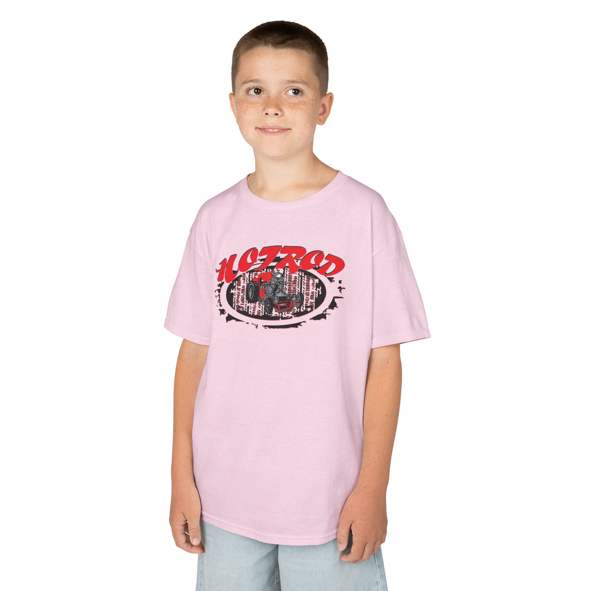 Kids Retro Hotrod Graphic Tee for Young Motorheads