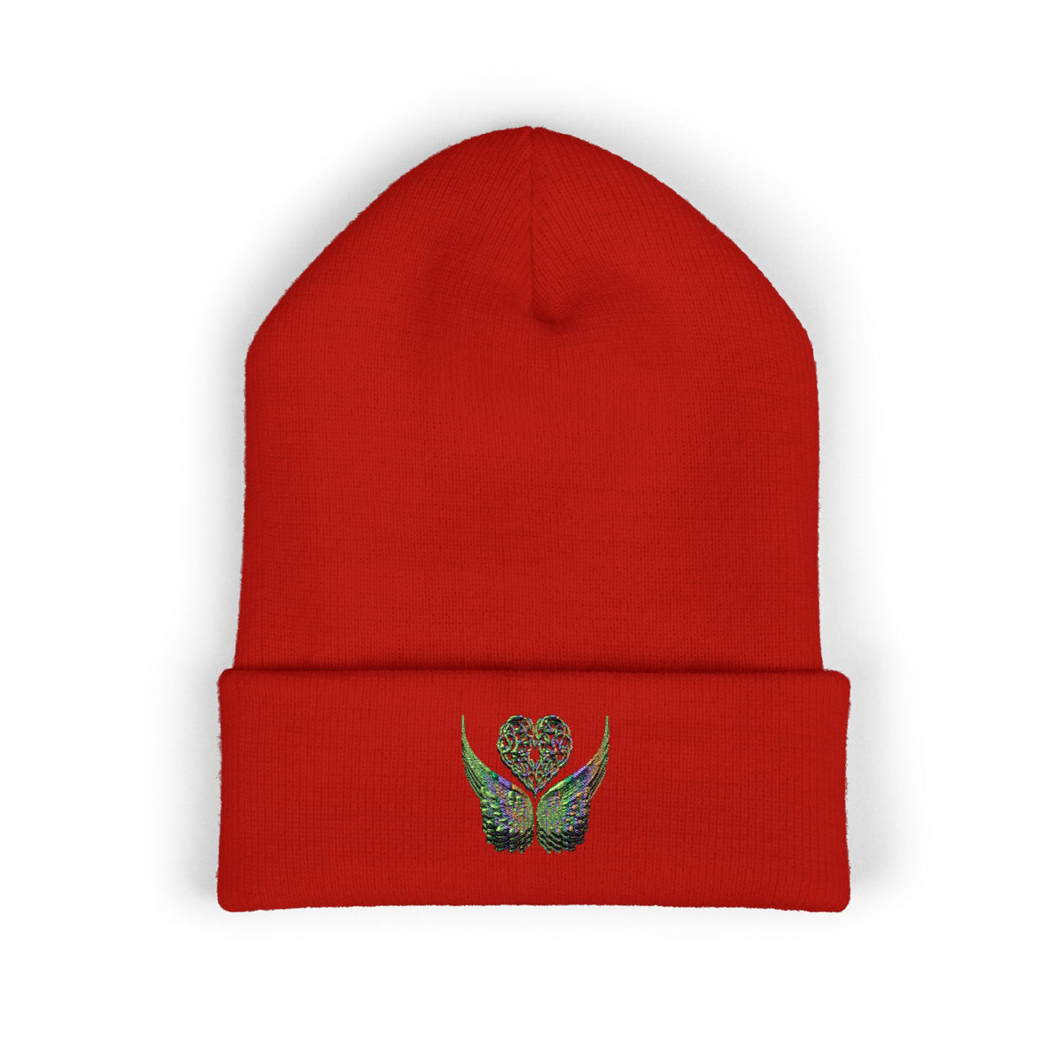 Ethereal Heart and Wings Beanie