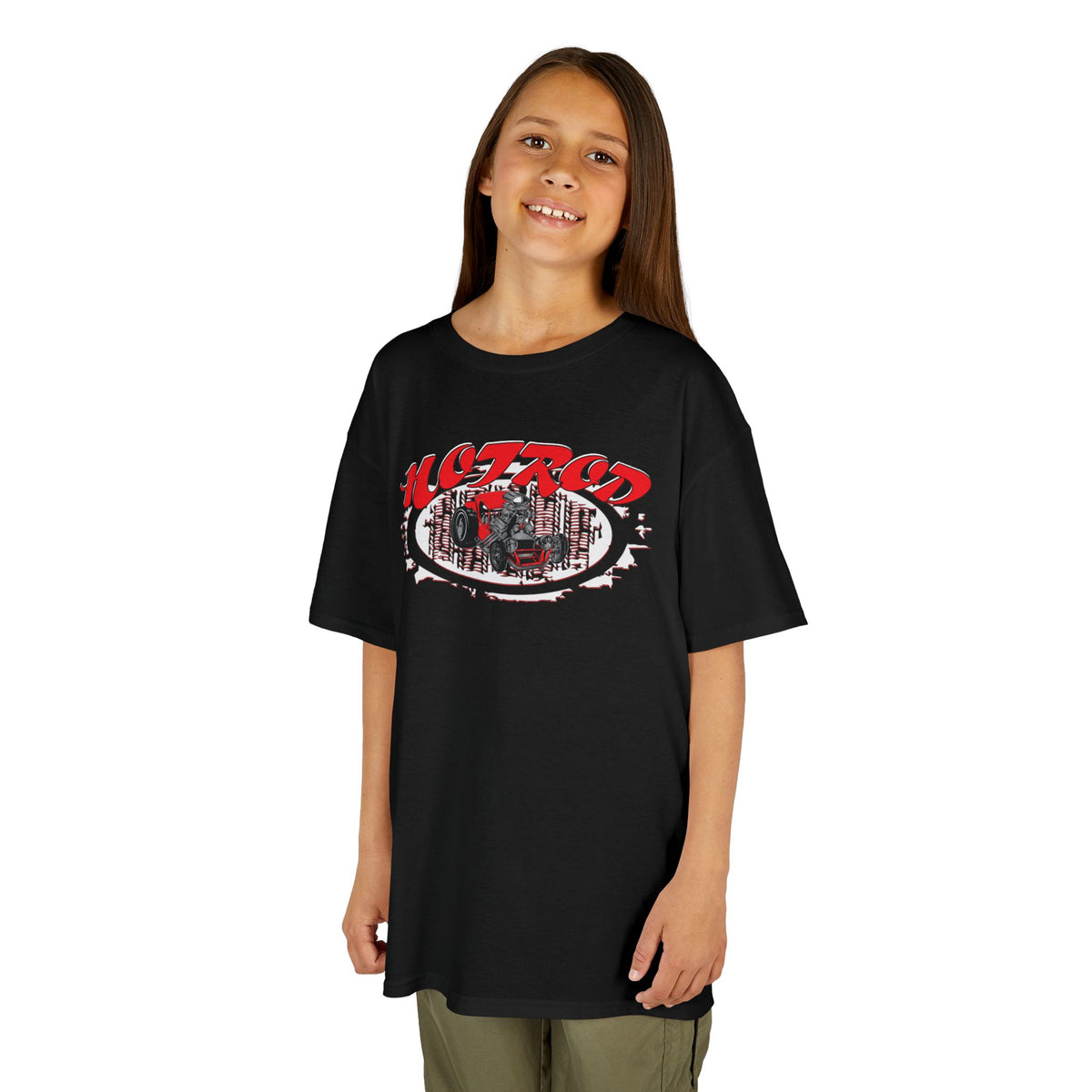 Kids Retro Hotrod Graphic Tee for Young Motorheads