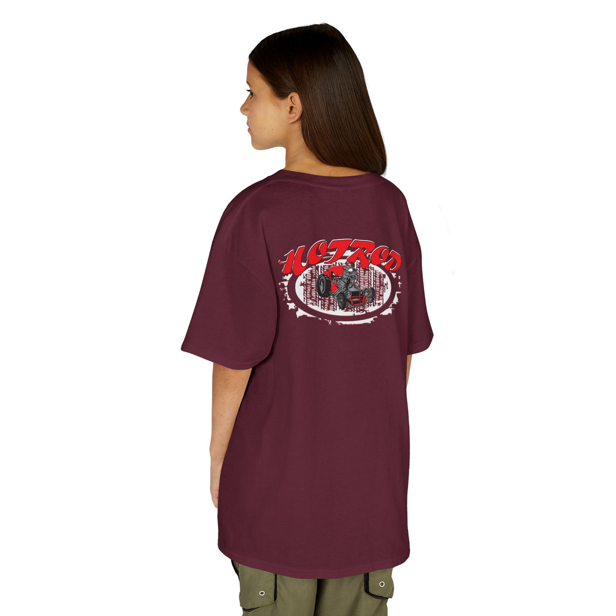 Kids Retro Hotrod Graphic Tee for Young Motorheads
