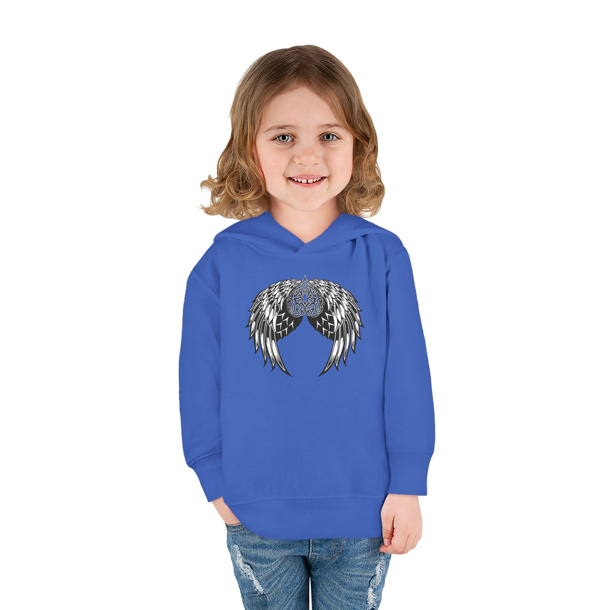 Toddler Celtic Heart with Angel Wings Graphic Hoodie