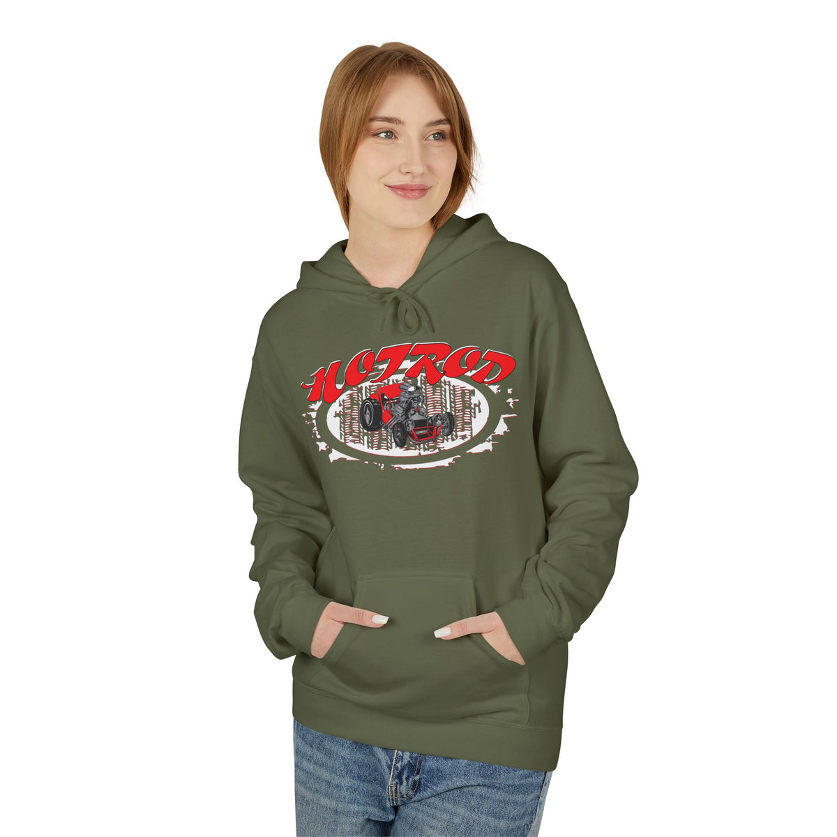 Retro Hotrod Hoodie for Classic Car Enthusiasts - Medium Blend Sweatshirt