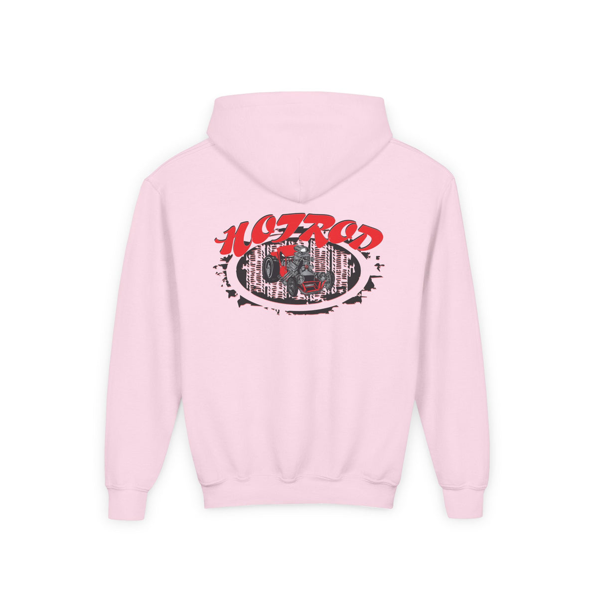 Youth Heavy Blend Hooded Sweatshirt - Hot Rod Graphic Sweatshirt for Car Lovers