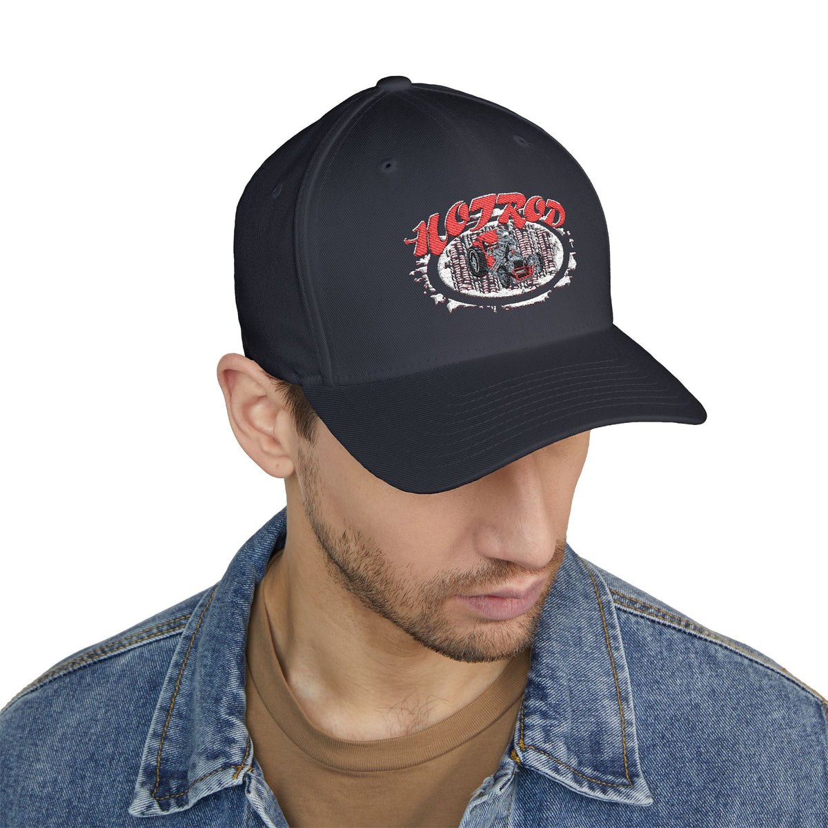 Retro Hotrod Closed-Back Hat