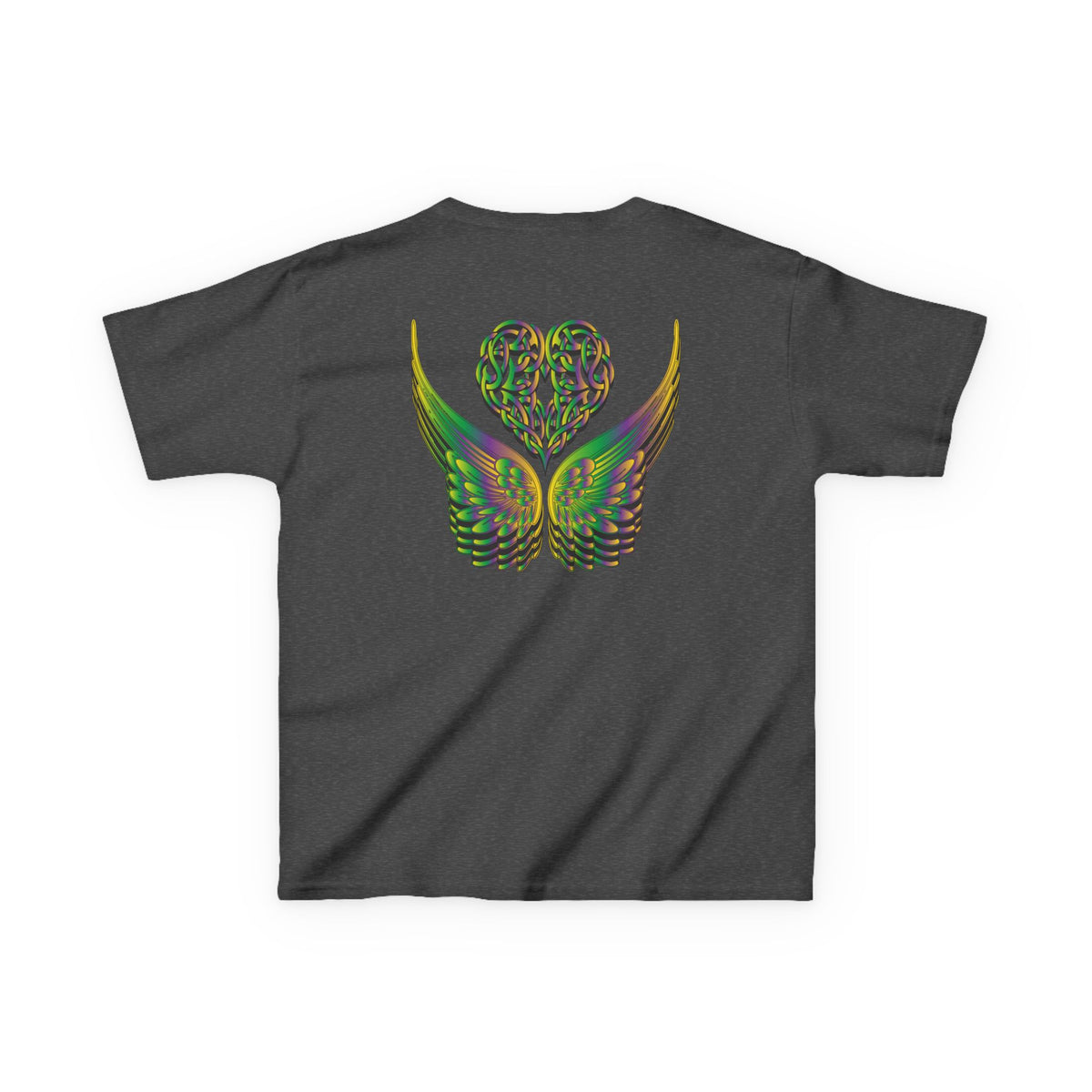 Kids Ethereal Heart and Wings Tee Perfect for Nature Lovers