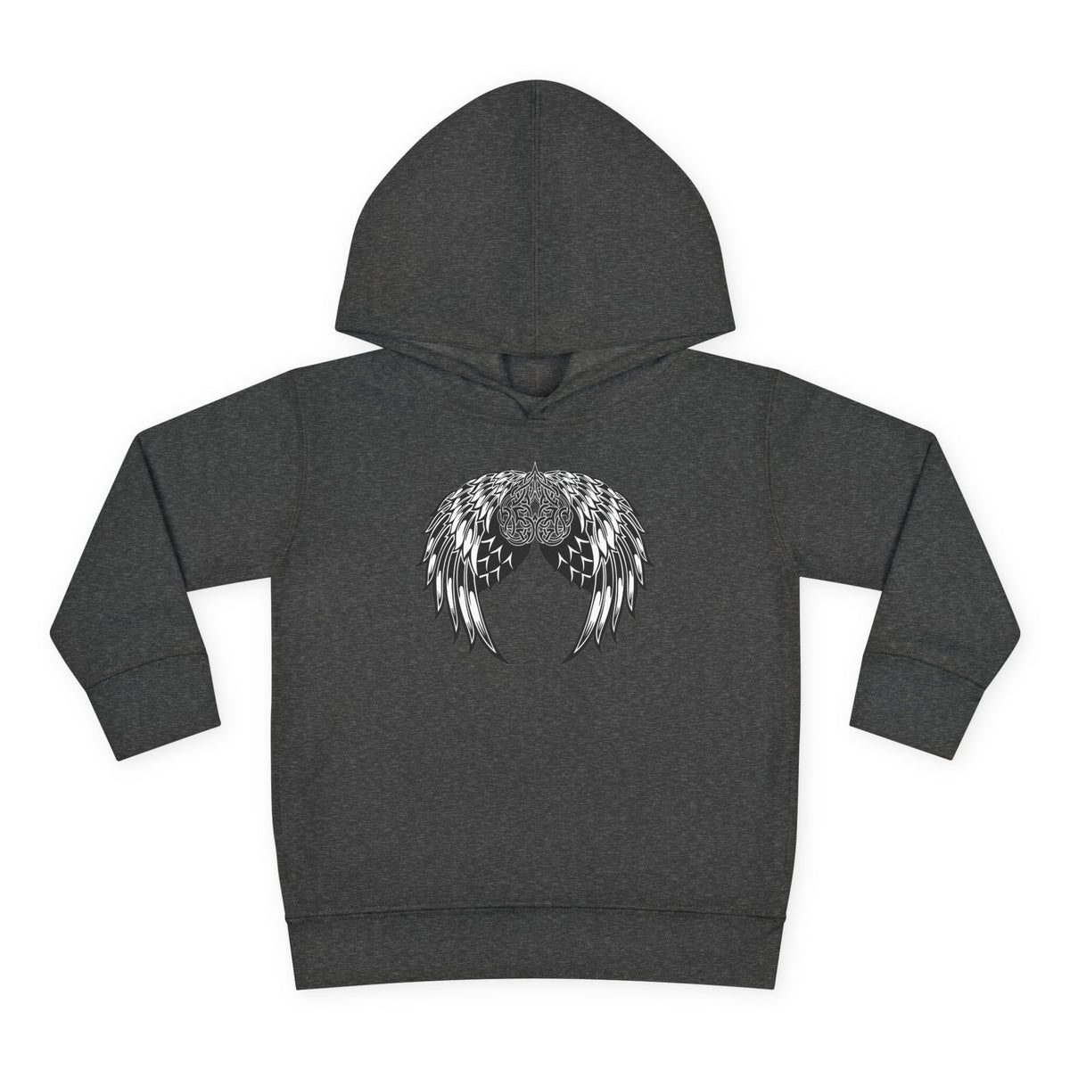 Toddler Celtic Heart with Angel Wings Graphic Hoodie