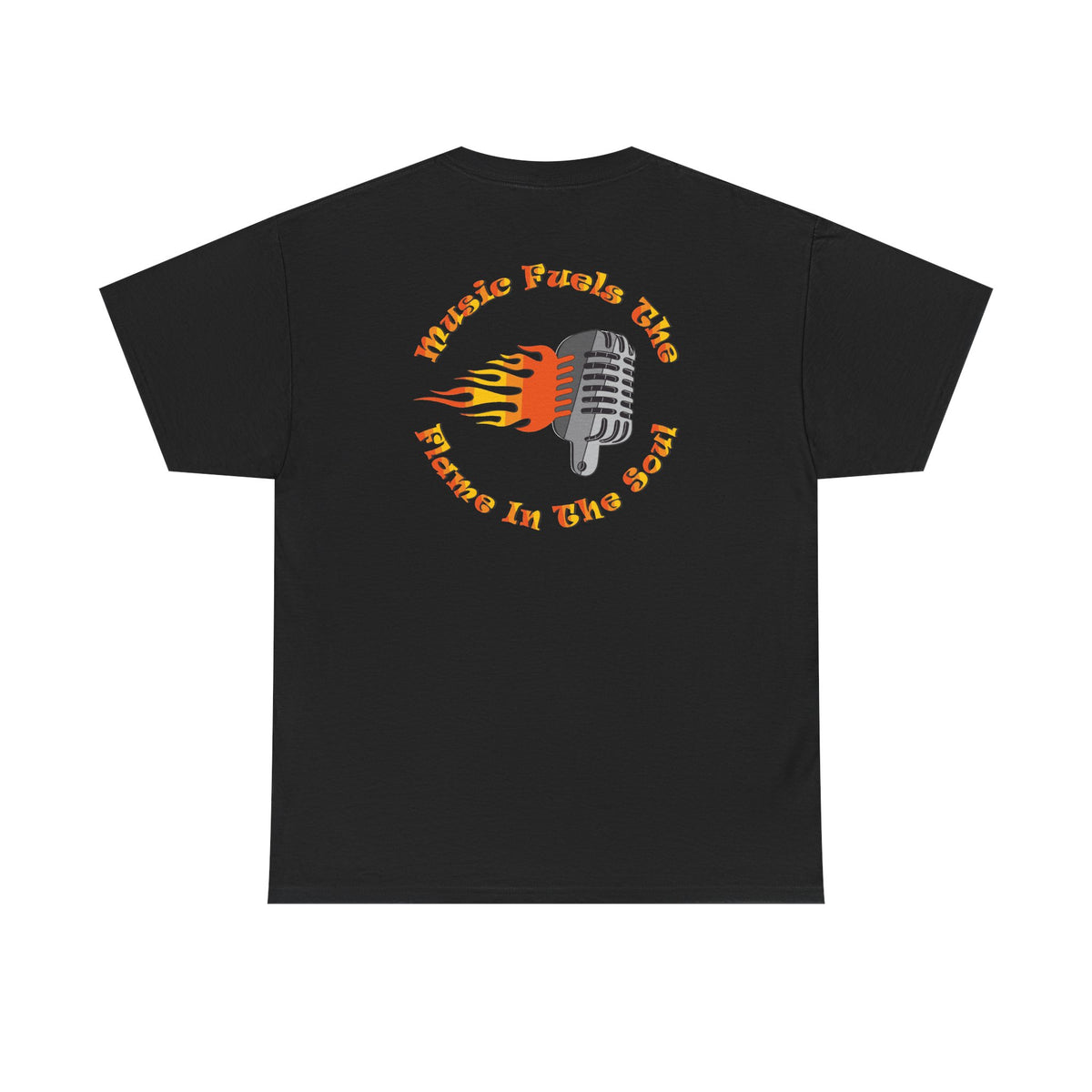 Music Fuels the Flame Graphic Tee - Perfect for Music Lovers and Concert Goers
