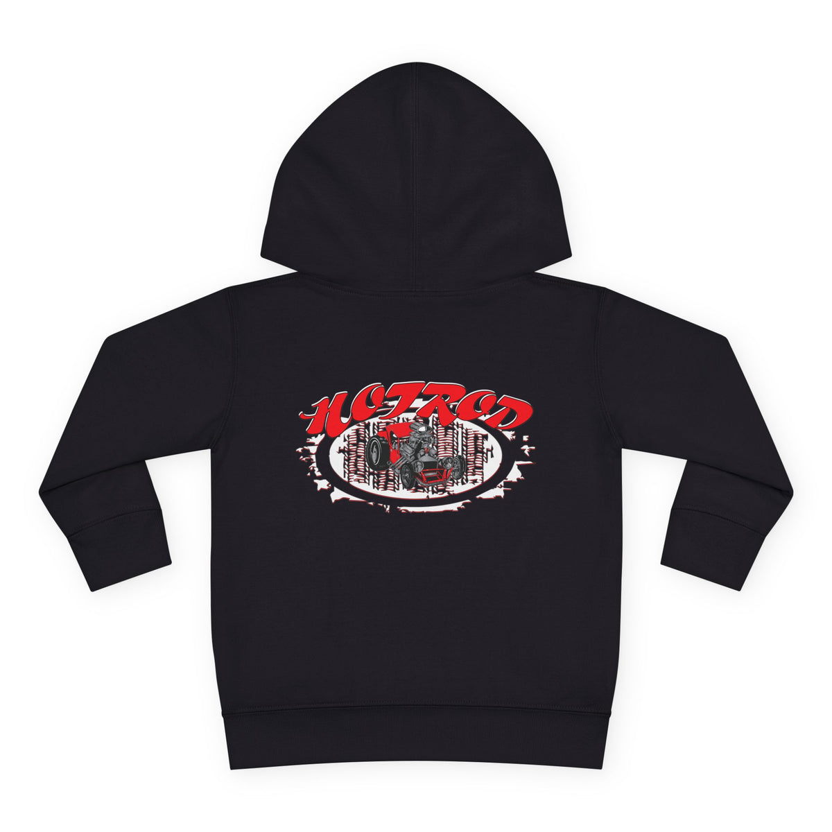 Toddler Retro Hotrod Graphic Hoodie for Young Motorheads