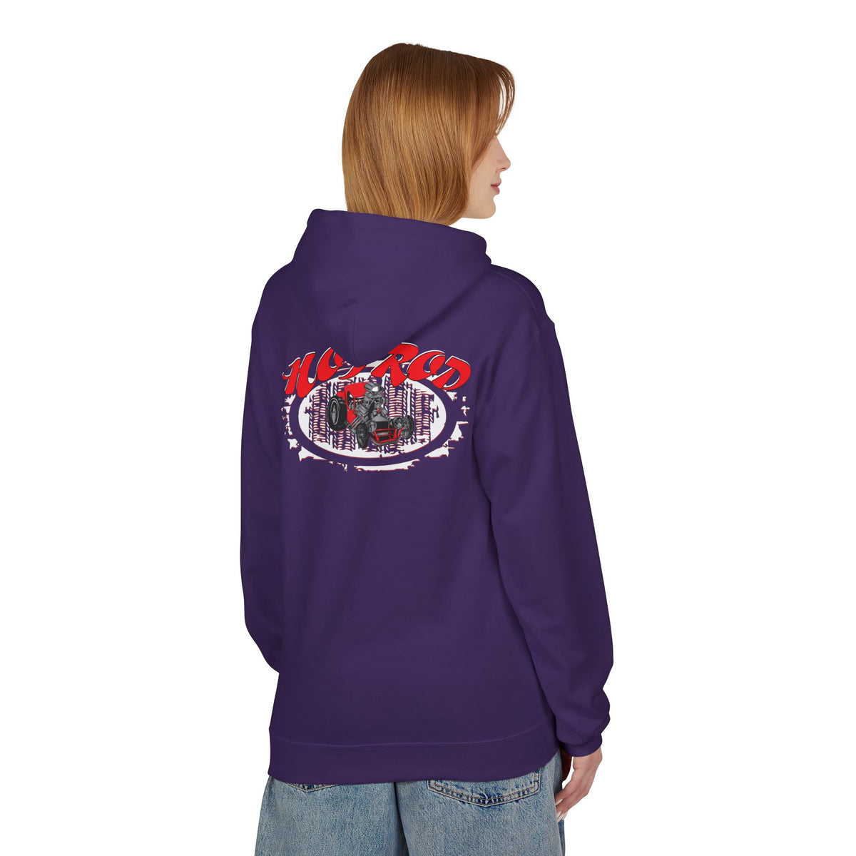 Retro Hotrod Graphic Hooded Sweatshirt