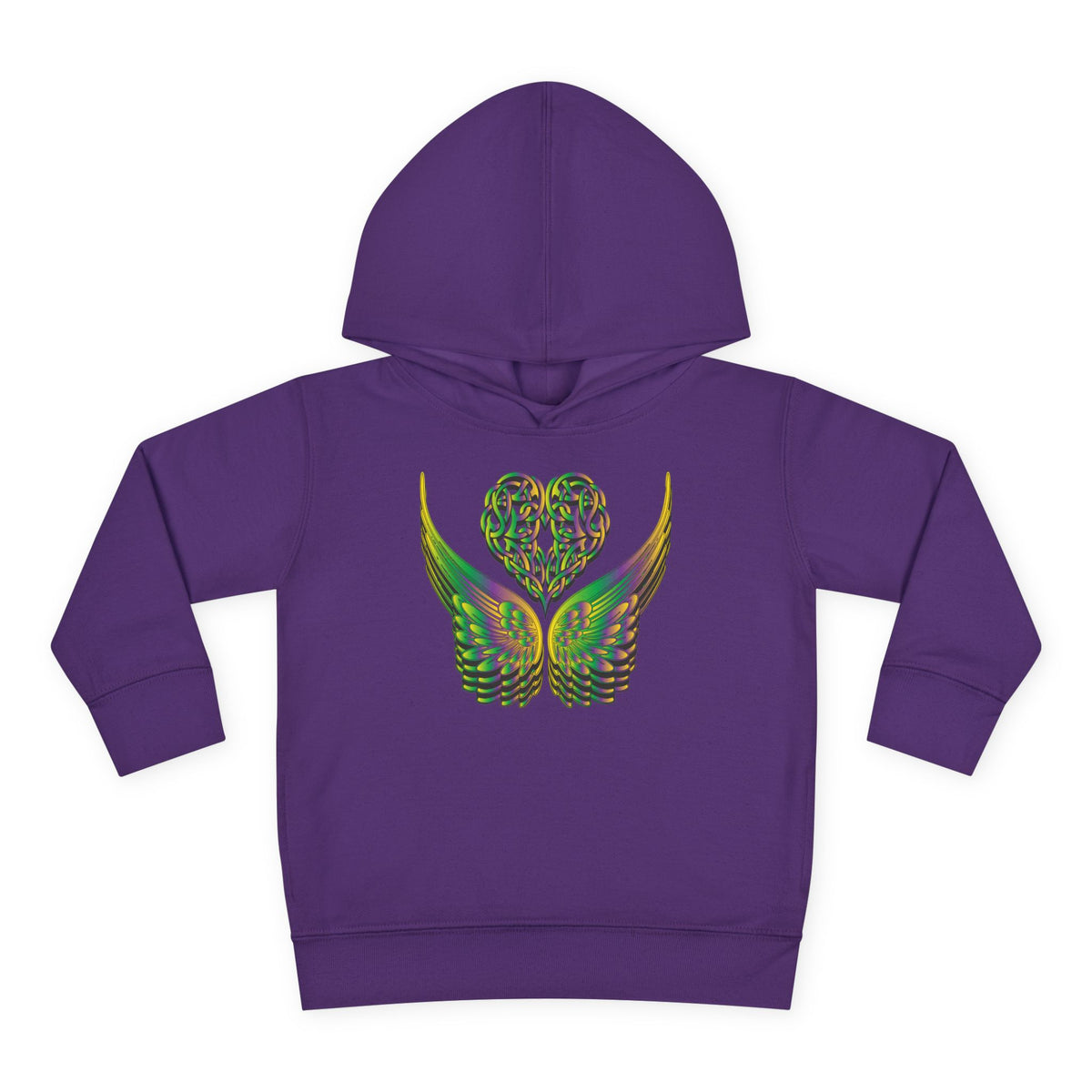 Toddler Celtic Heart with Angel Wings Hoodie