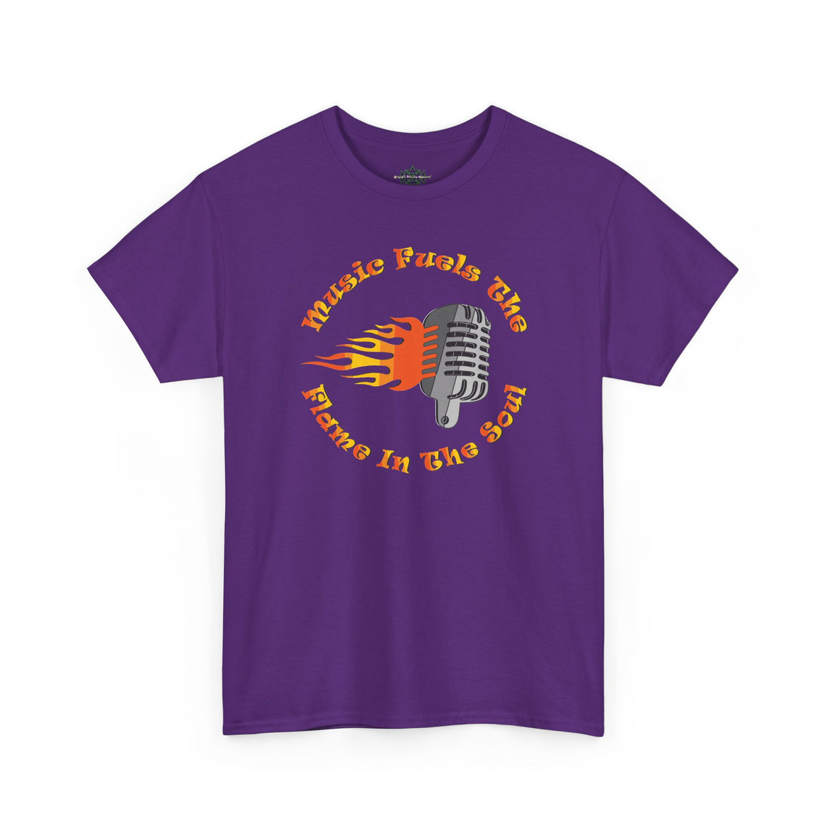 Music Fuels the Flame Graphic Tee - Perfect for Music Lovers and Concert Goers