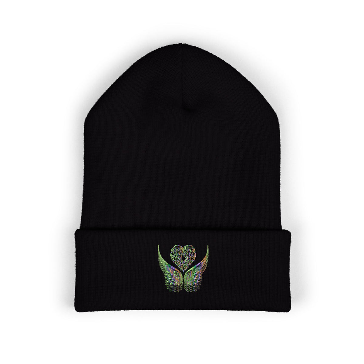 Ethereal Heart and Wings Beanie