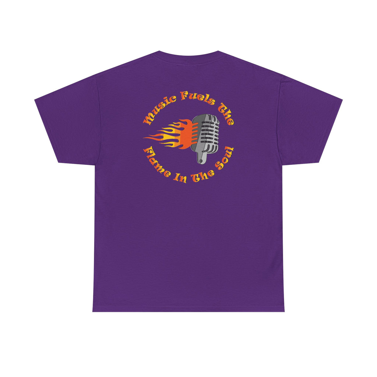 Music Fuels the Flame Graphic Tee - Perfect for Music Lovers and Concert Goers