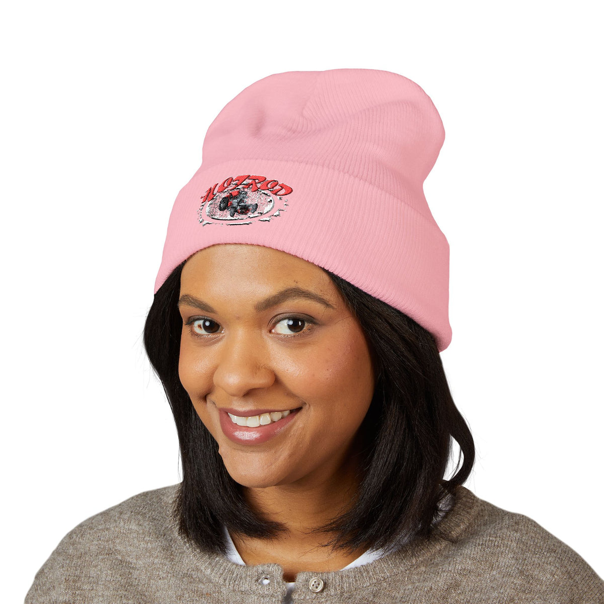 Retro Hotrod Graphic "Embroidered" Beanie
