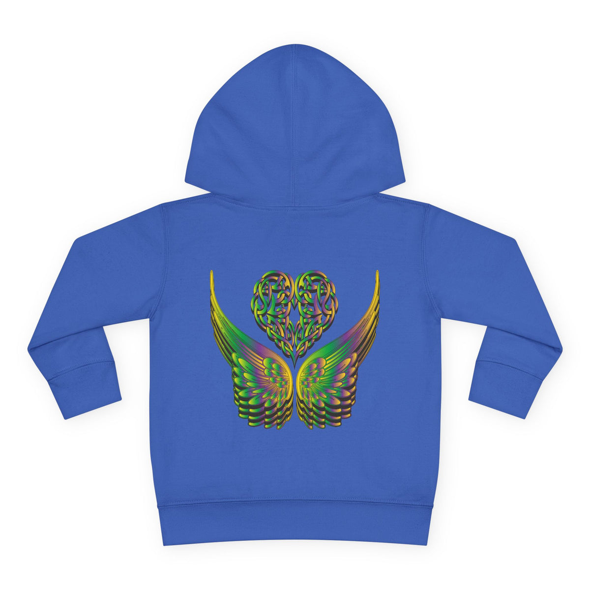 Toddler Celtic Heart with Angel Wings Hoodie