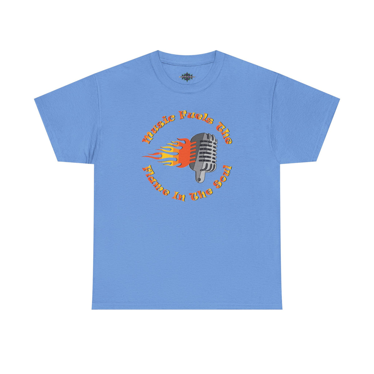 Music Fuels the Flame Graphic Tee - Perfect for Music Lovers and Concert Goers