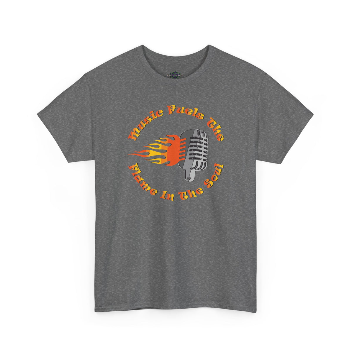 Music Fuels the Flame Graphic Tee - Perfect for Music Lovers and Concert Goers