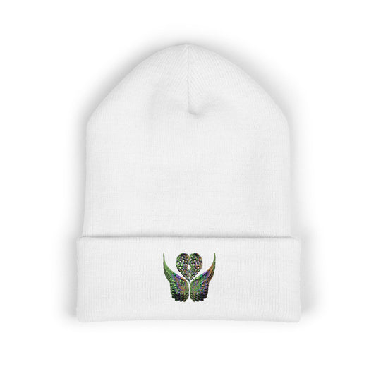 Ethereal Heart and Wings Beanie
