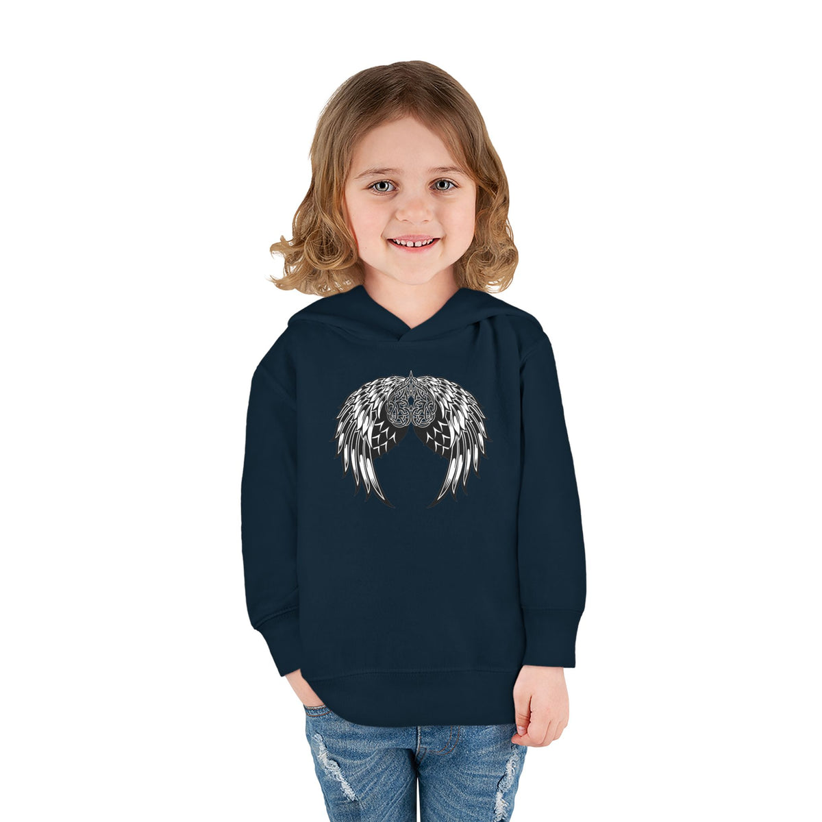 Toddler Celtic Heart with Angel Wings Graphic Hoodie