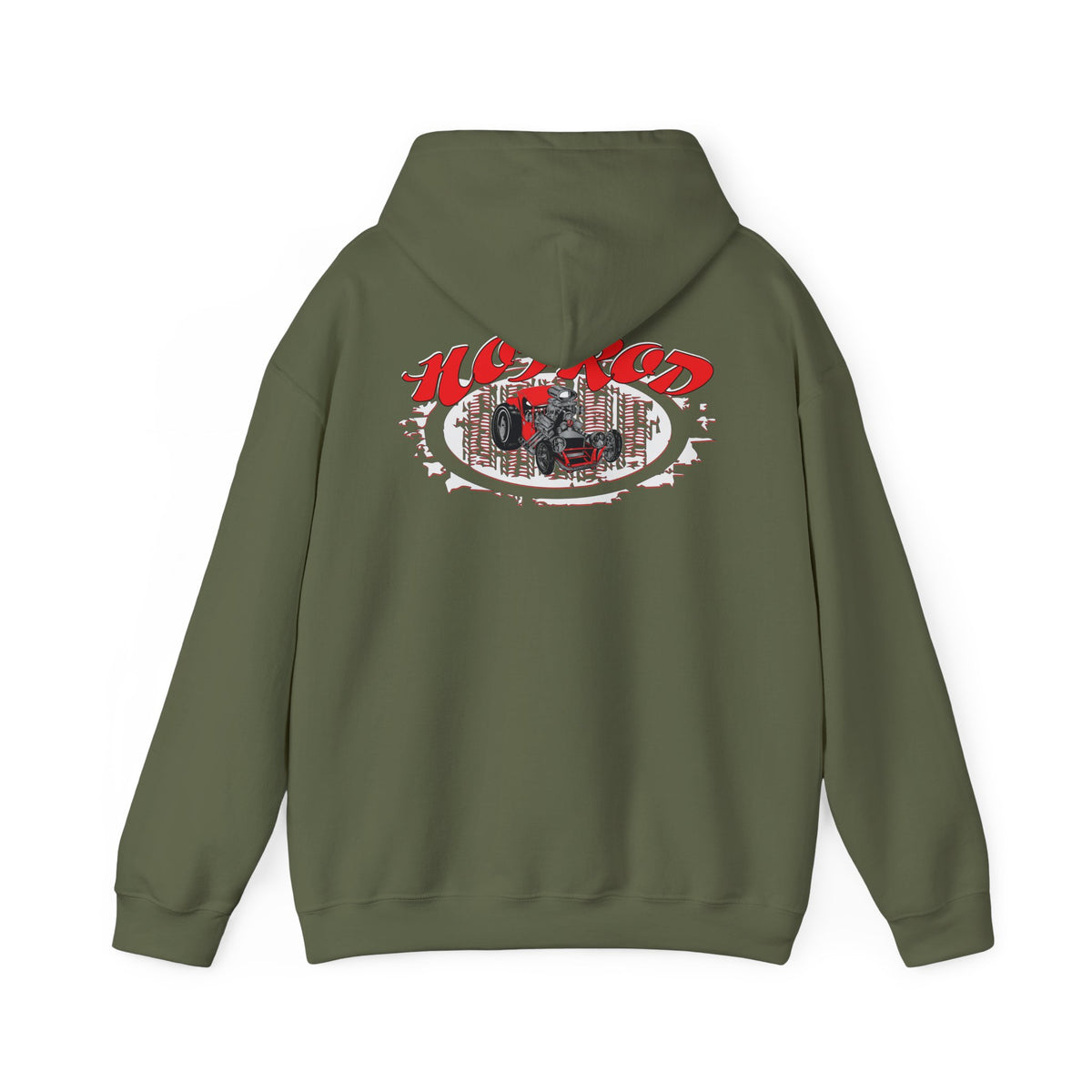 Retro Hot Rod Hoodie for Car Enthusiasts - Heavy Blend™