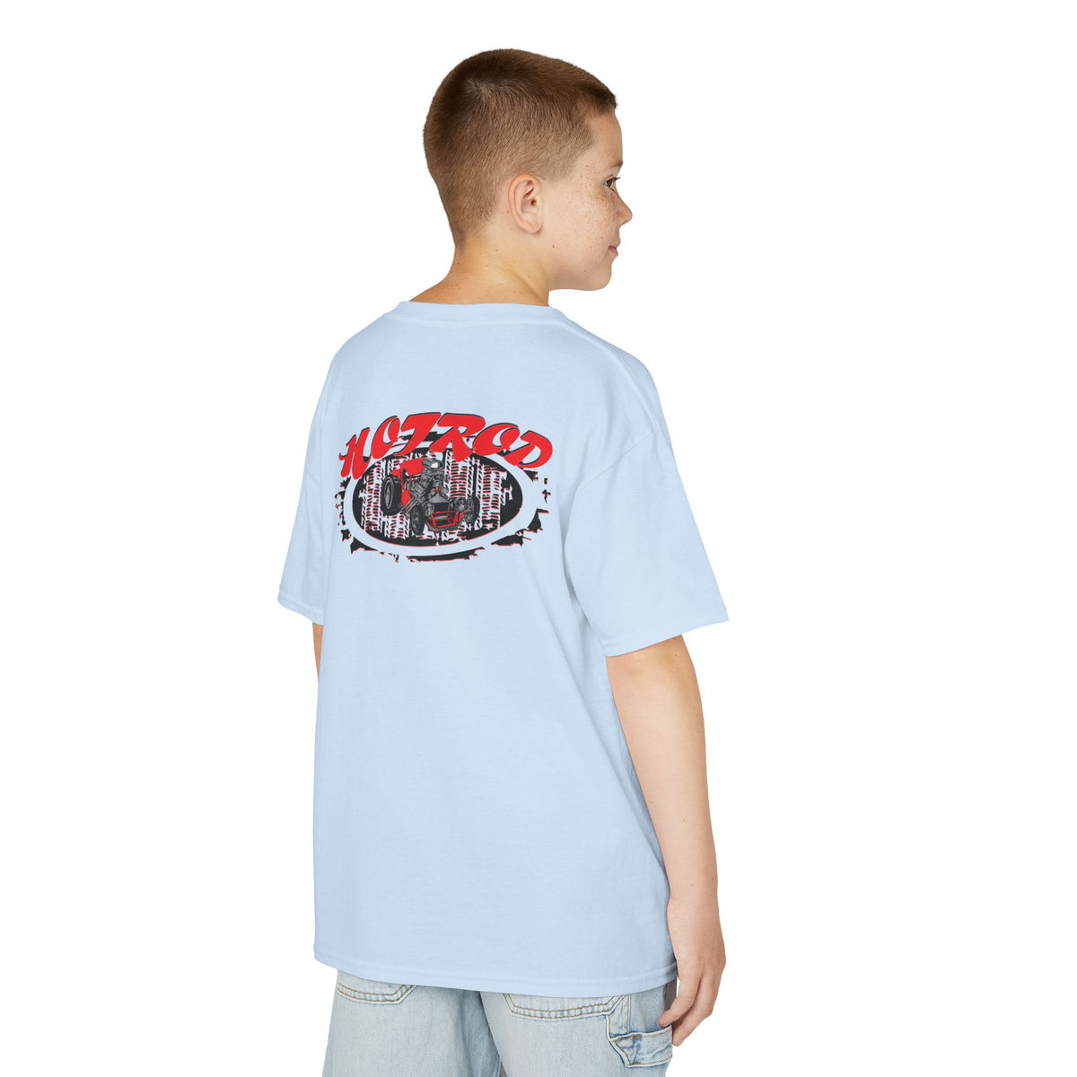 Kids Retro Hotrod Graphic Tee for Young Motorheads