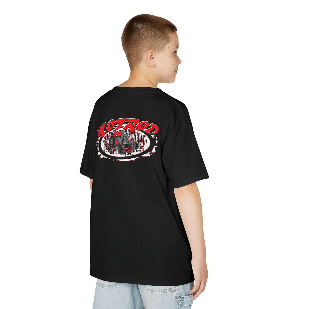 Kids Retro Hotrod Graphic Tee for Young Motorheads