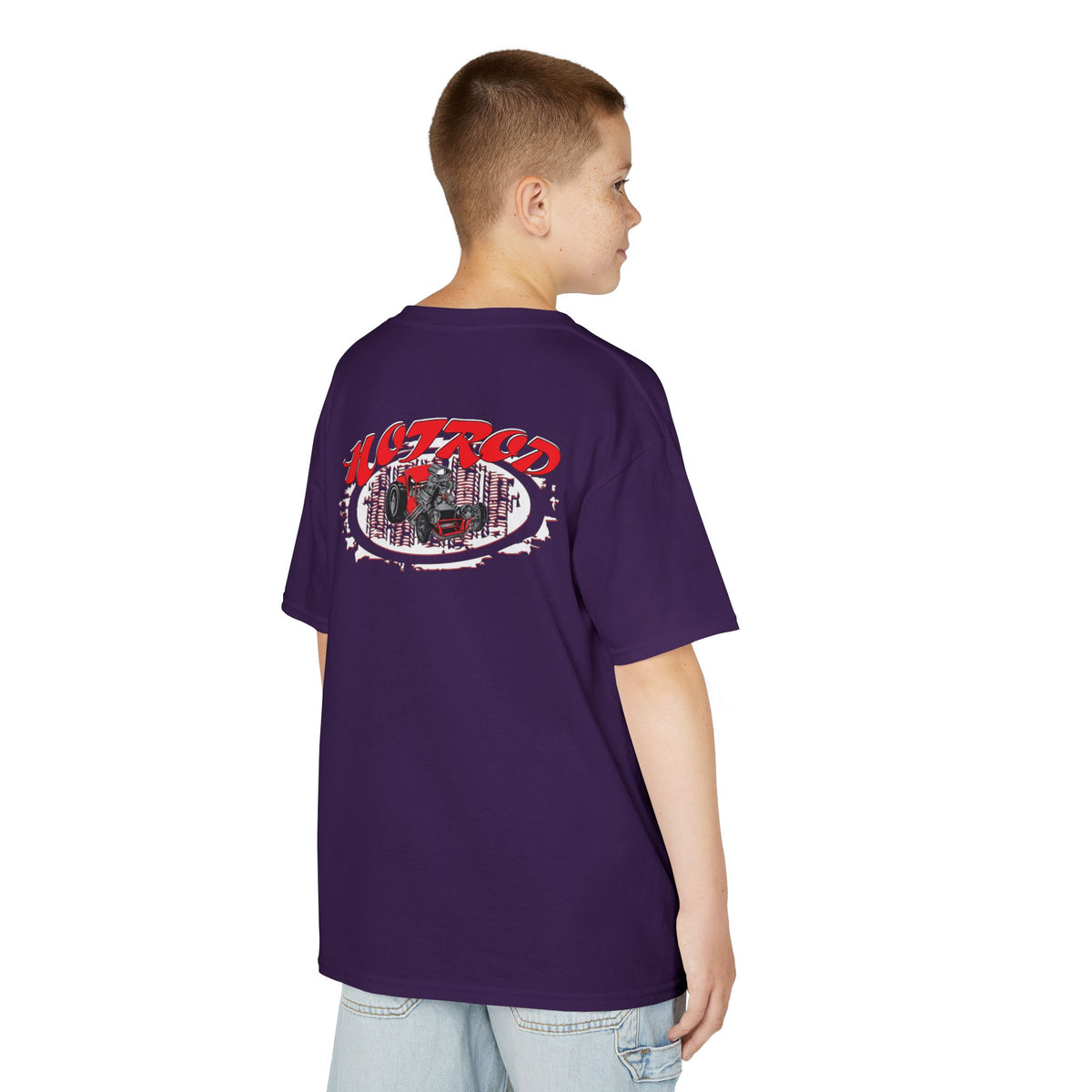 Kids Retro Hotrod Graphic Tee for Young Motorheads
