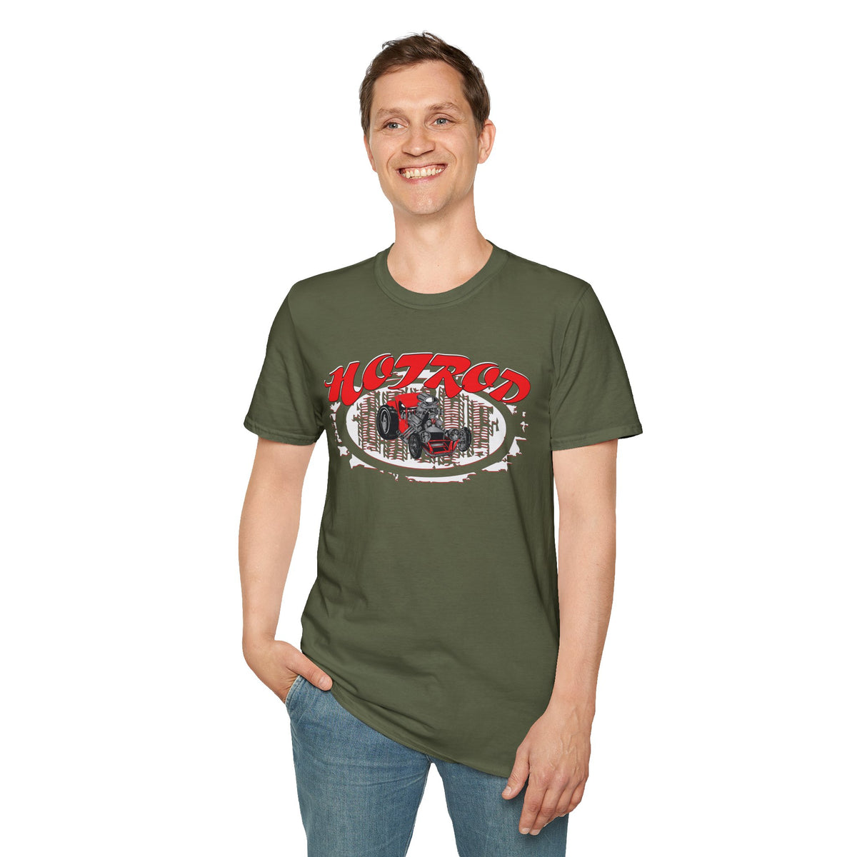 Retro Hot Rod Tee - Perfect for Car Enthusiasts