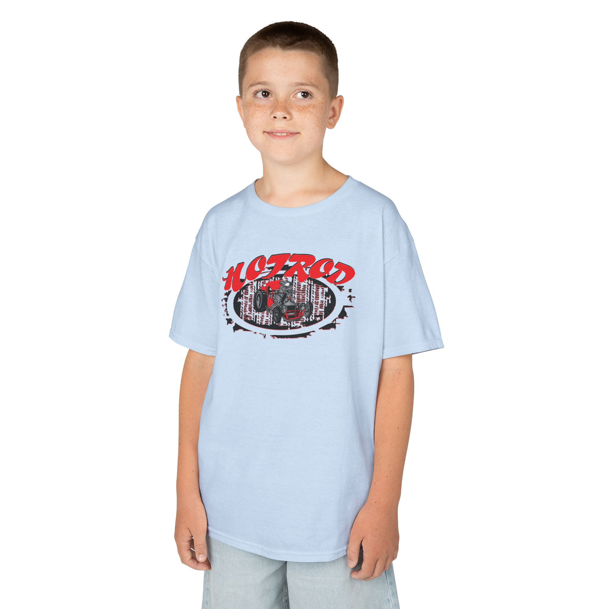 Kids Retro Hotrod Graphic Tee for Young Motorheads