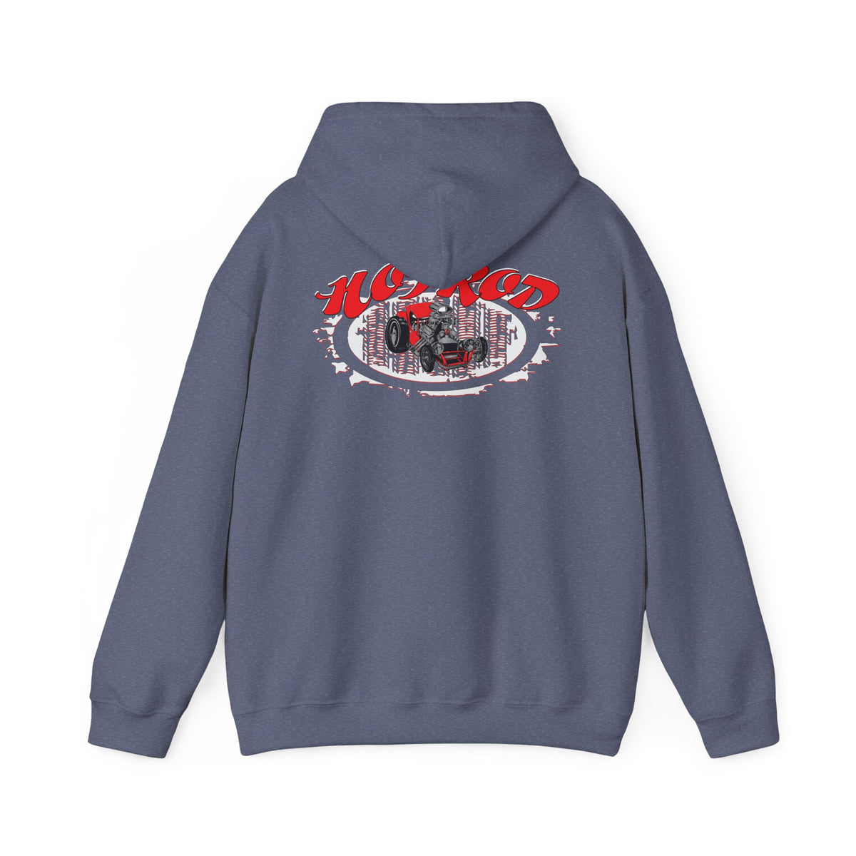 Retro Hot Rod Hoodie for Car Enthusiasts - Heavy Blend™