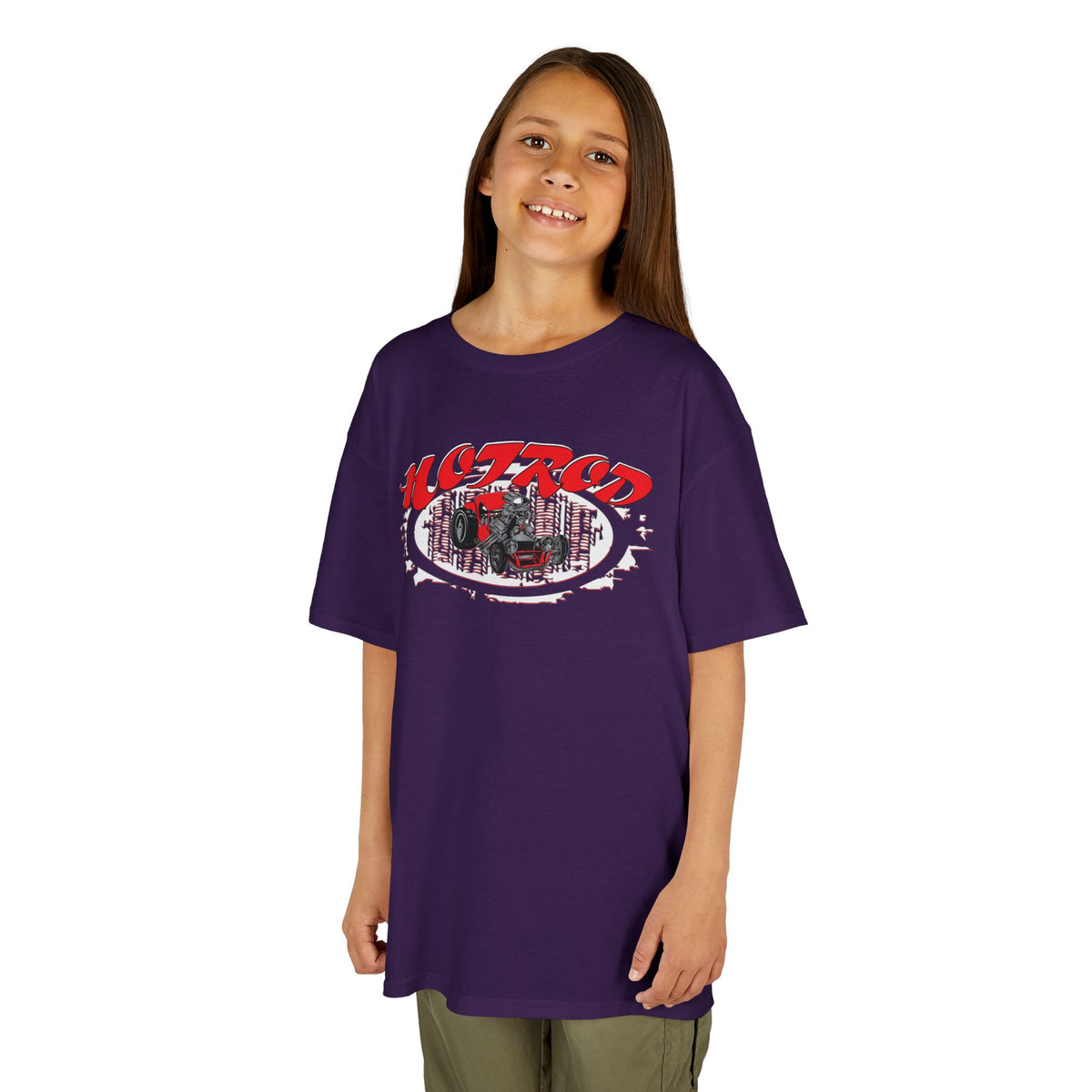 Kids Retro Hotrod Graphic Tee for Young Motorheads