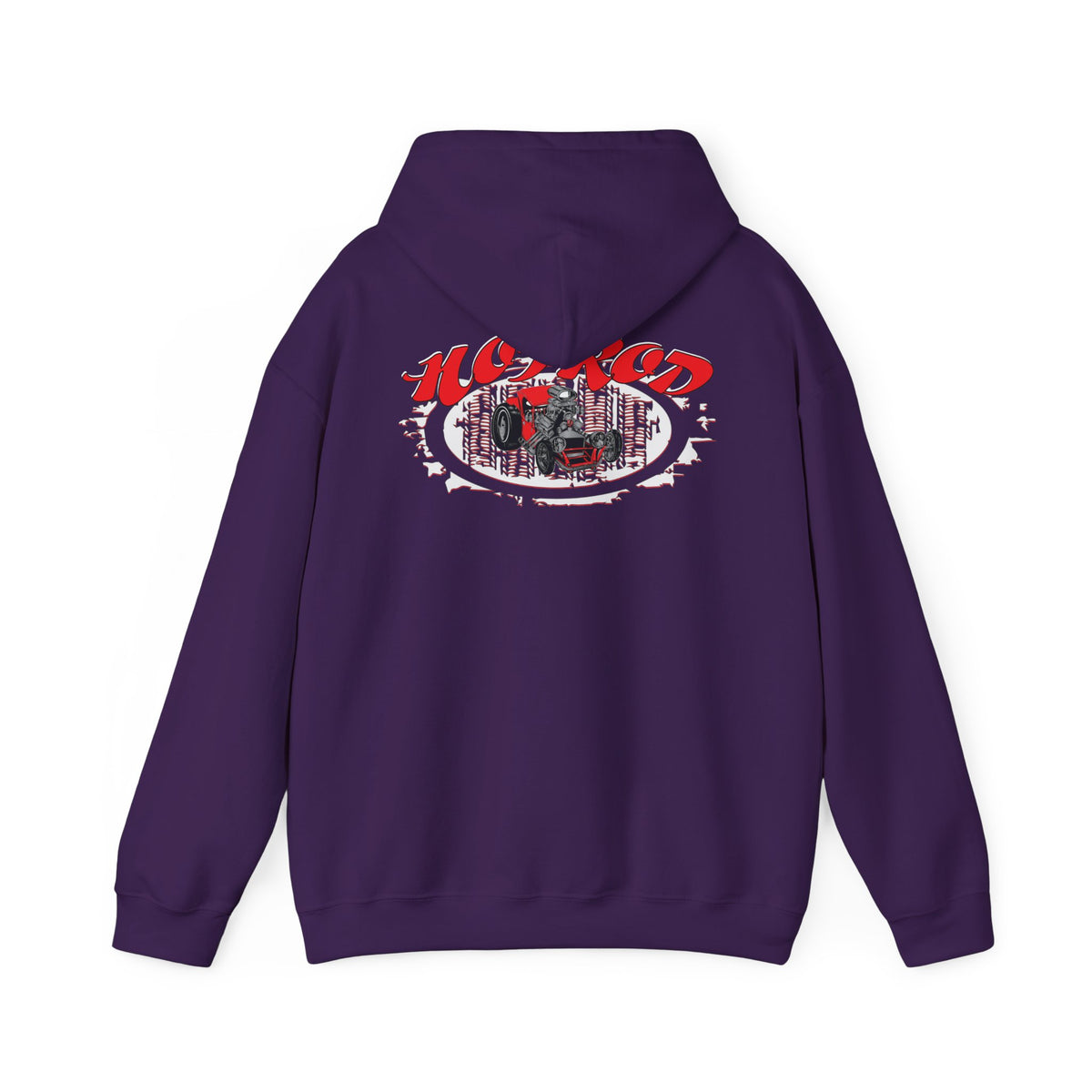 Retro Hot Rod Hoodie for Car Enthusiasts - Heavy Blend™