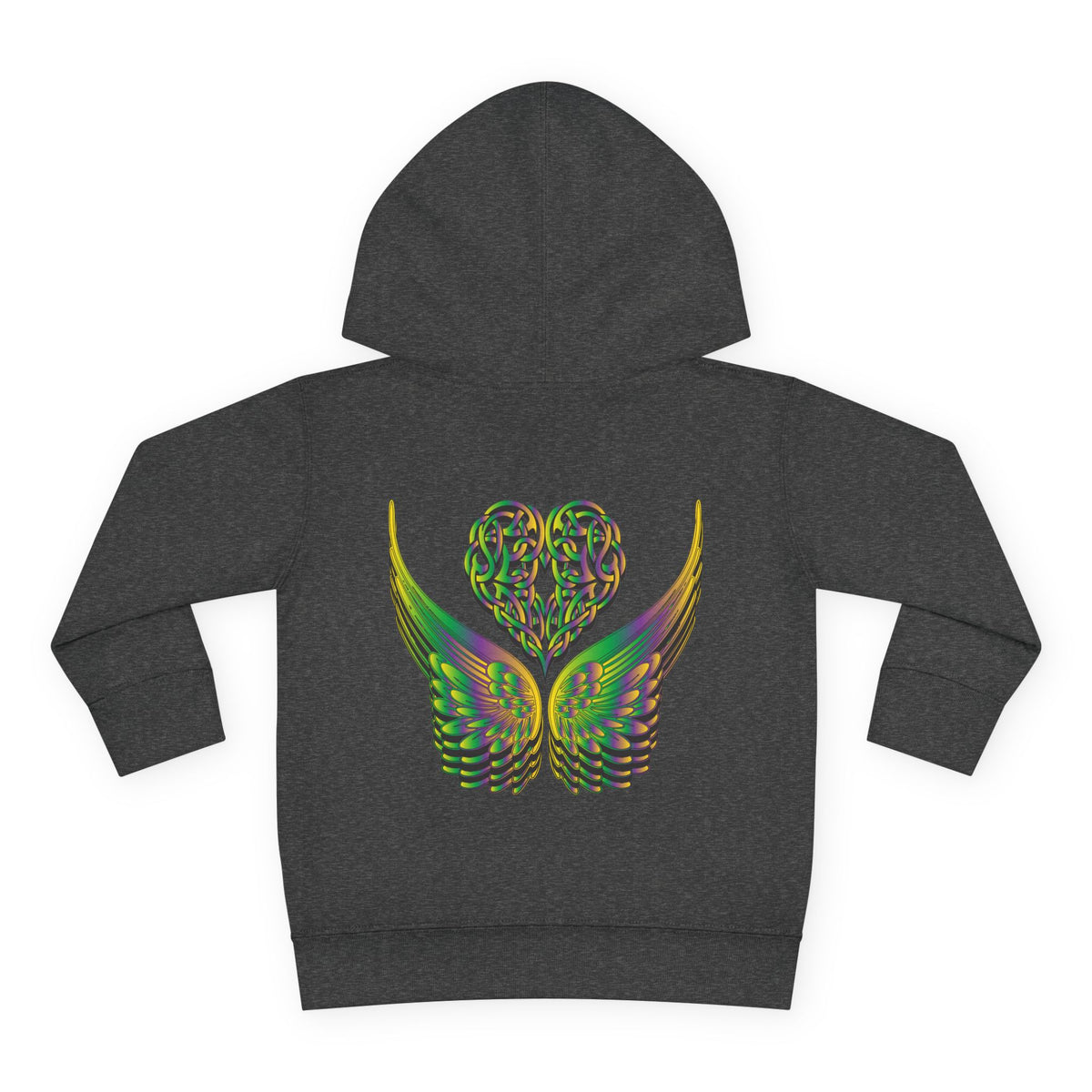 Toddler Celtic Heart with Angel Wings Hoodie