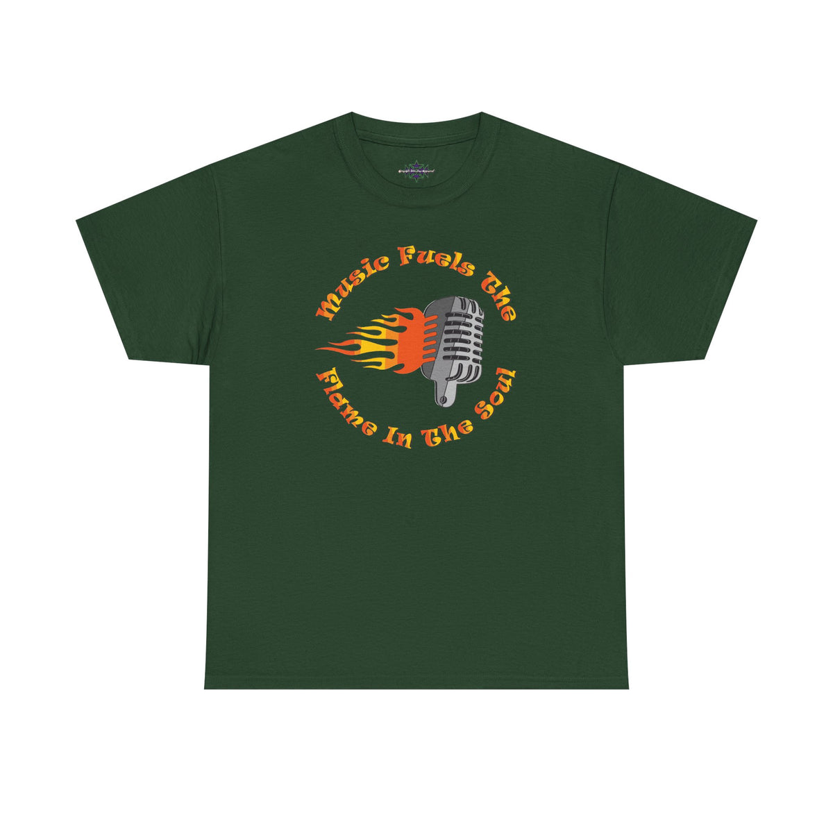 Music Fuels the Flame Graphic Tee - Perfect for Music Lovers and Concert Goers