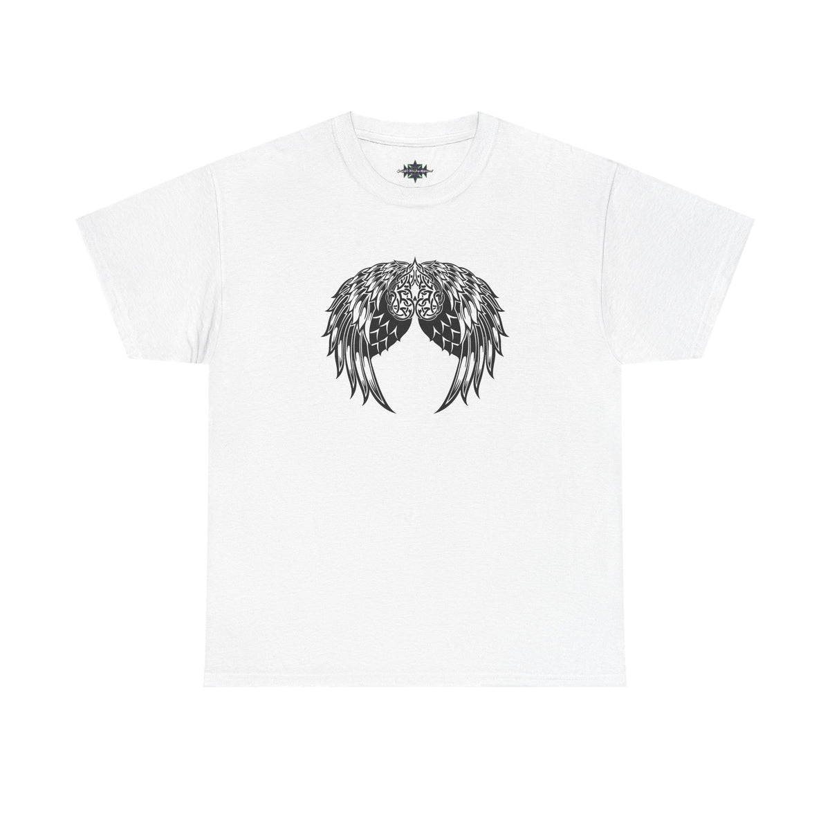Celtic Heart with Angel Wings Graphic Tee