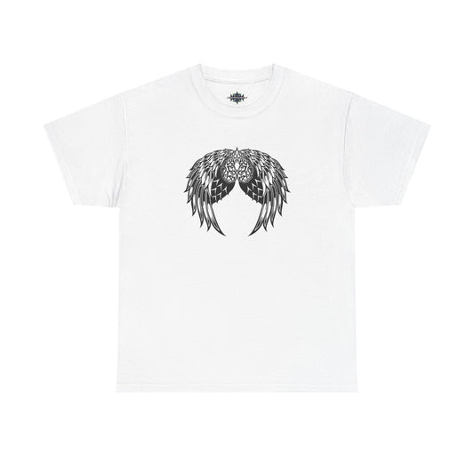 Celtic Heart with Angel Wings Graphic Tee