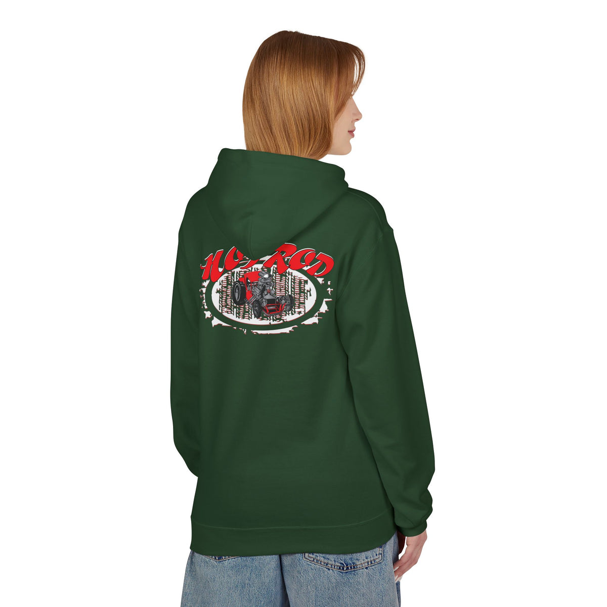Retro Hotrod Graphic Hooded Sweatshirt