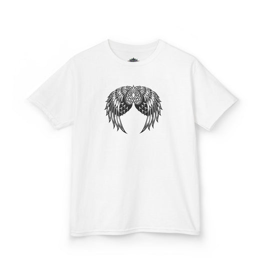Kids Celtic Heart with Angel Wings Tee