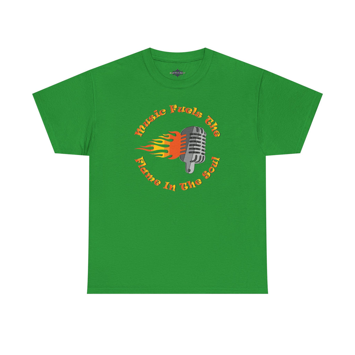 Music Fuels the Flame Graphic Tee - Perfect for Music Lovers and Concert Goers
