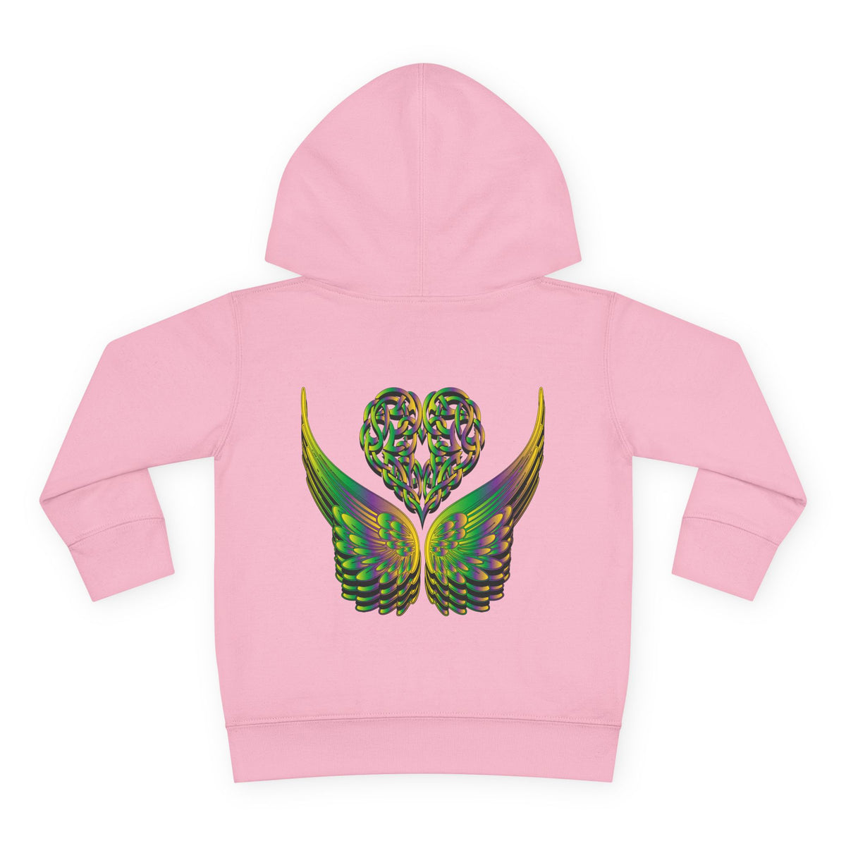 Toddler Celtic Heart with Angel Wings Hoodie