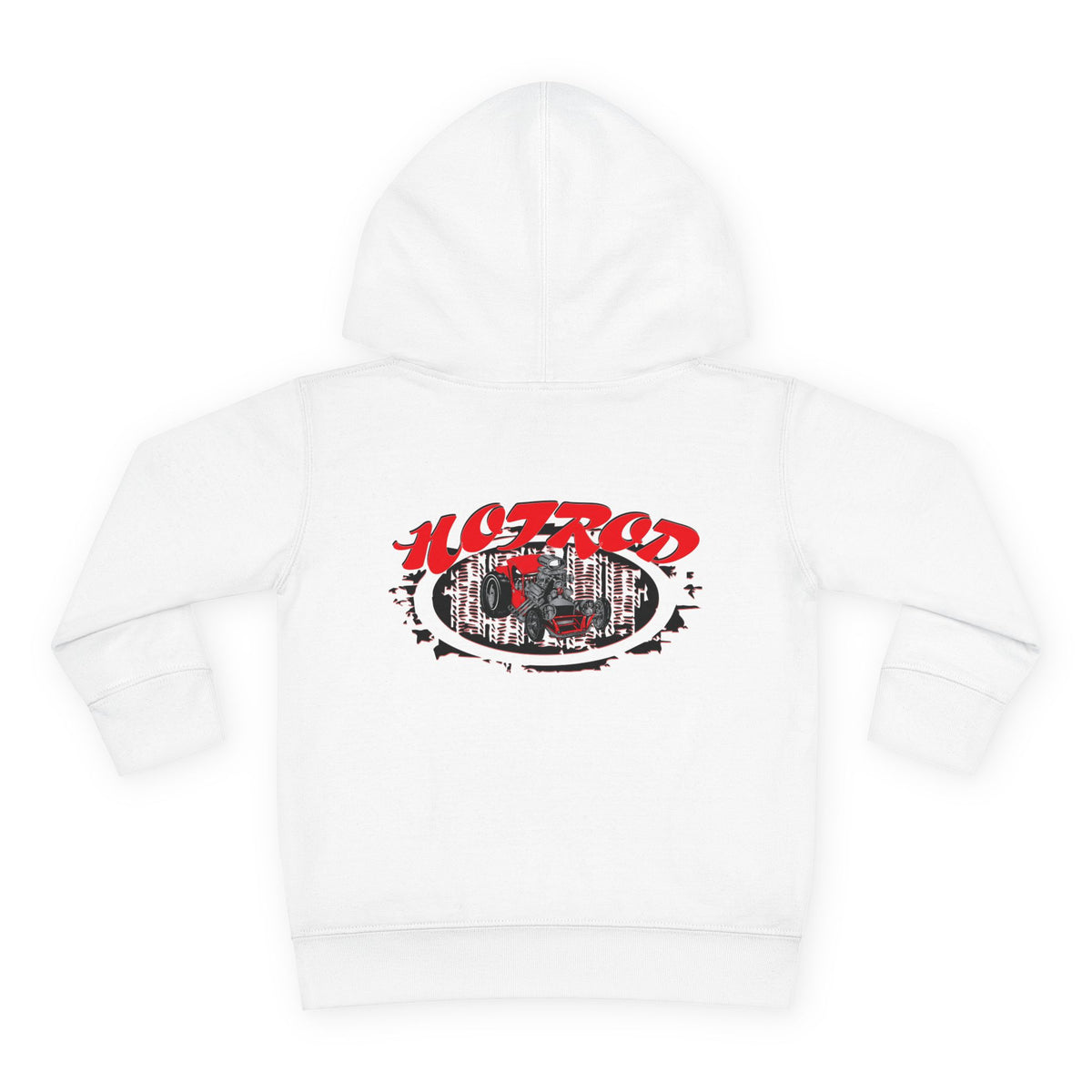 Toddler Retro Hotrod Graphic Hoodie for Young Motorheads