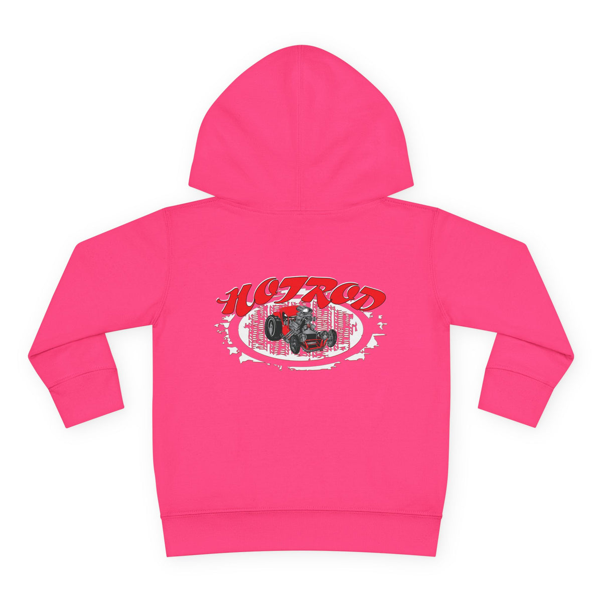 Toddler Retro Hotrod Graphic Hoodie for Young Motorheads