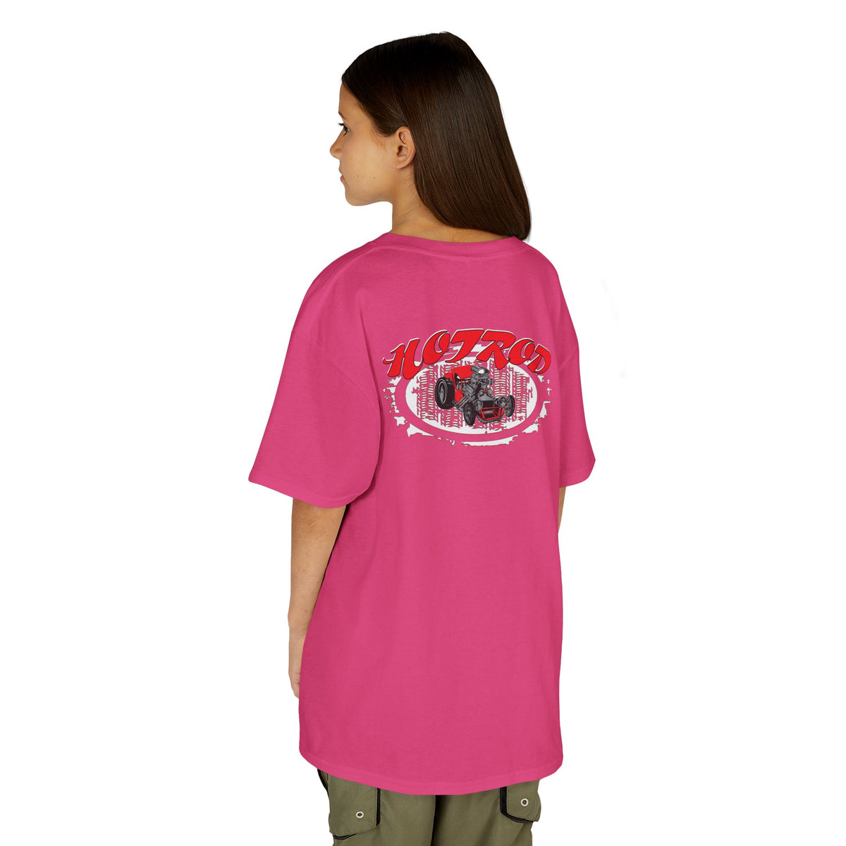 Kids Retro Hotrod Graphic Tee for Young Motorheads