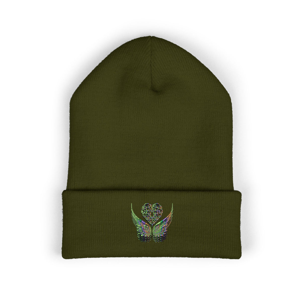 Ethereal Heart and Wings Beanie