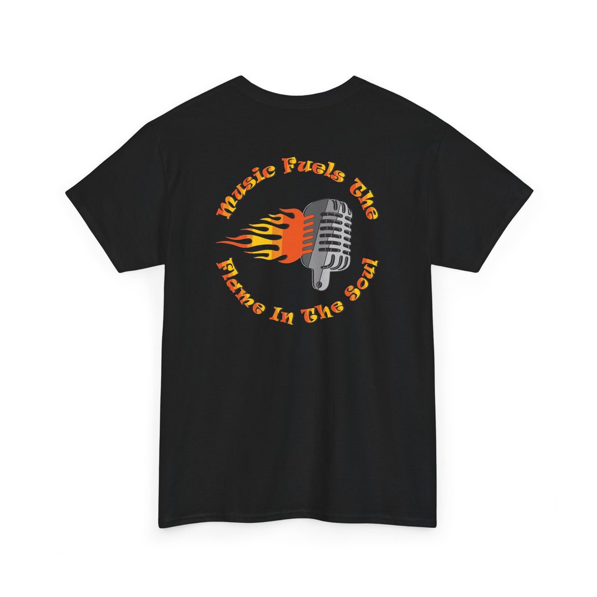 Music Fuels the Flame Graphic Tee - Perfect for Music Lovers and Concert Goers
