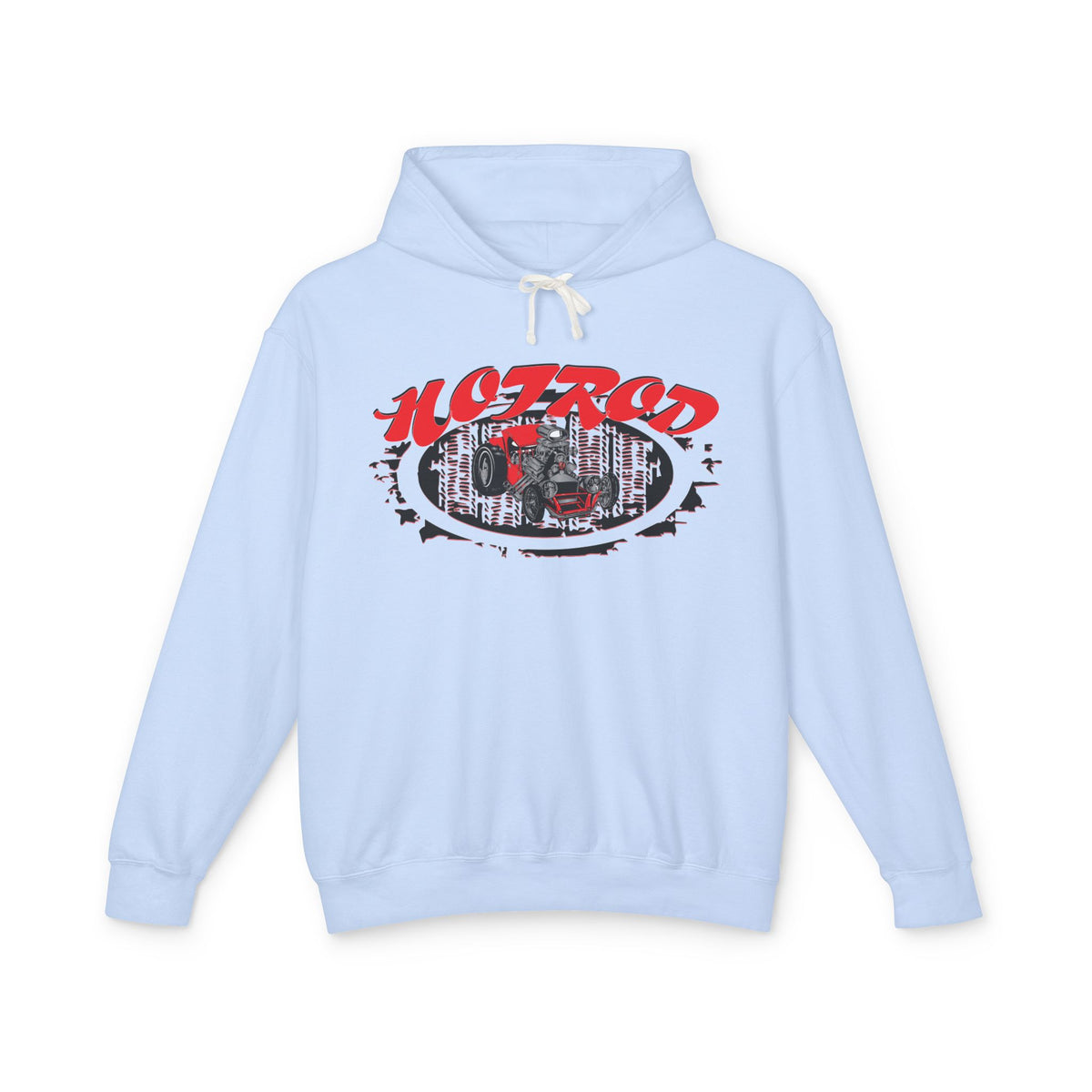 Retro Hotrod Hoodie for Classic Car Enthusiasts - Light Blend Sweatshirt