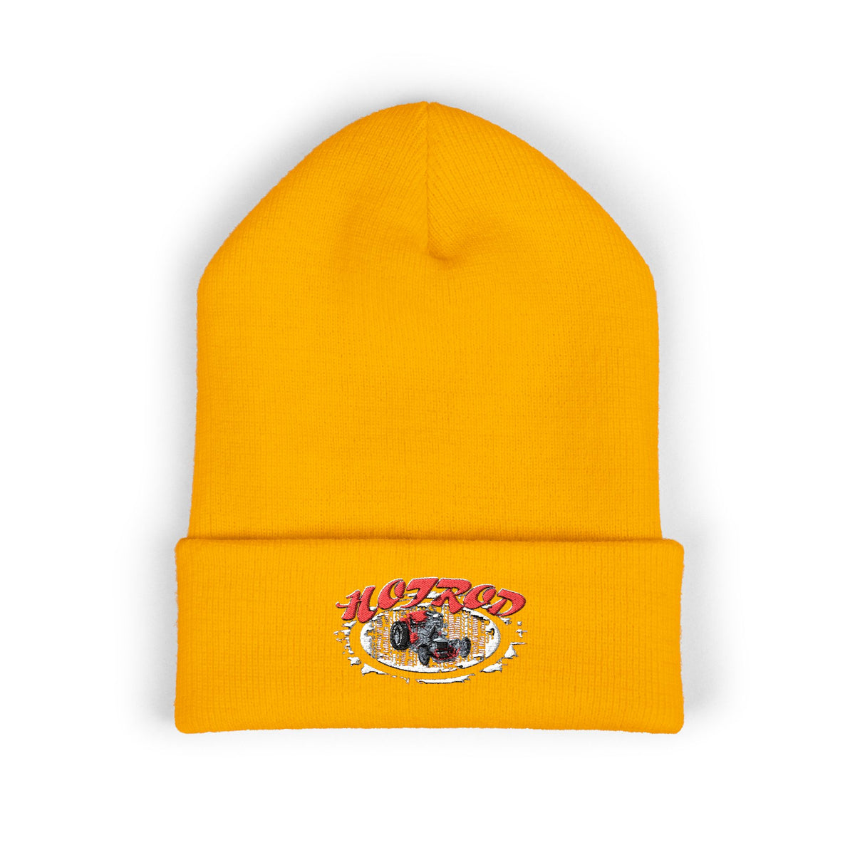 Retro Hotrod Graphic "Embroidered" Beanie