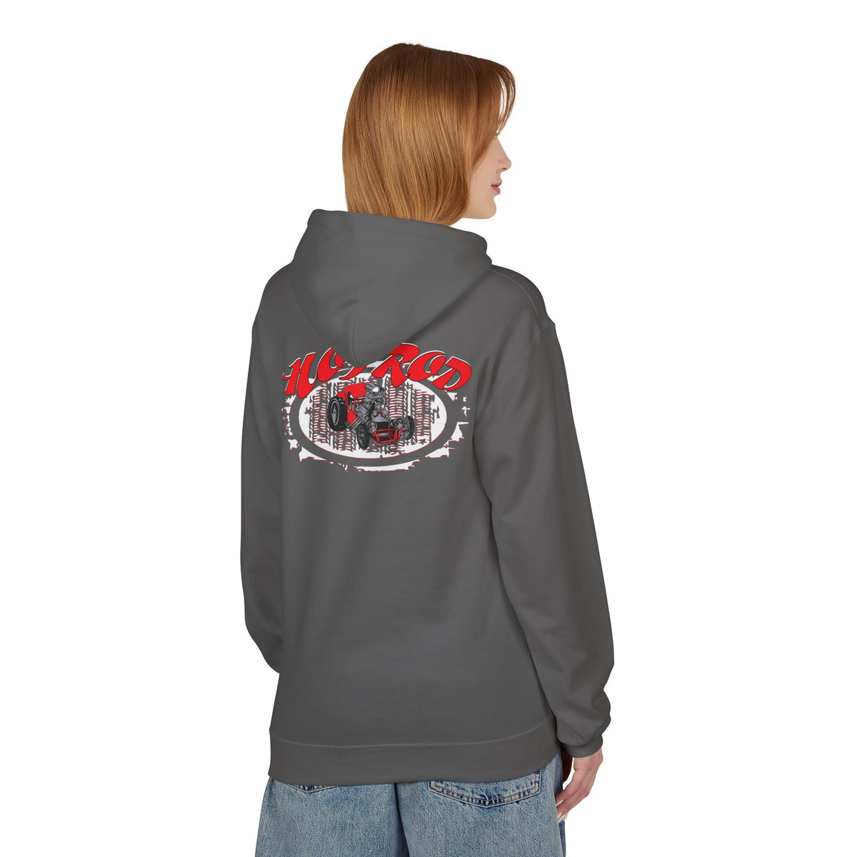 Retro Hotrod Graphic Hooded Sweatshirt