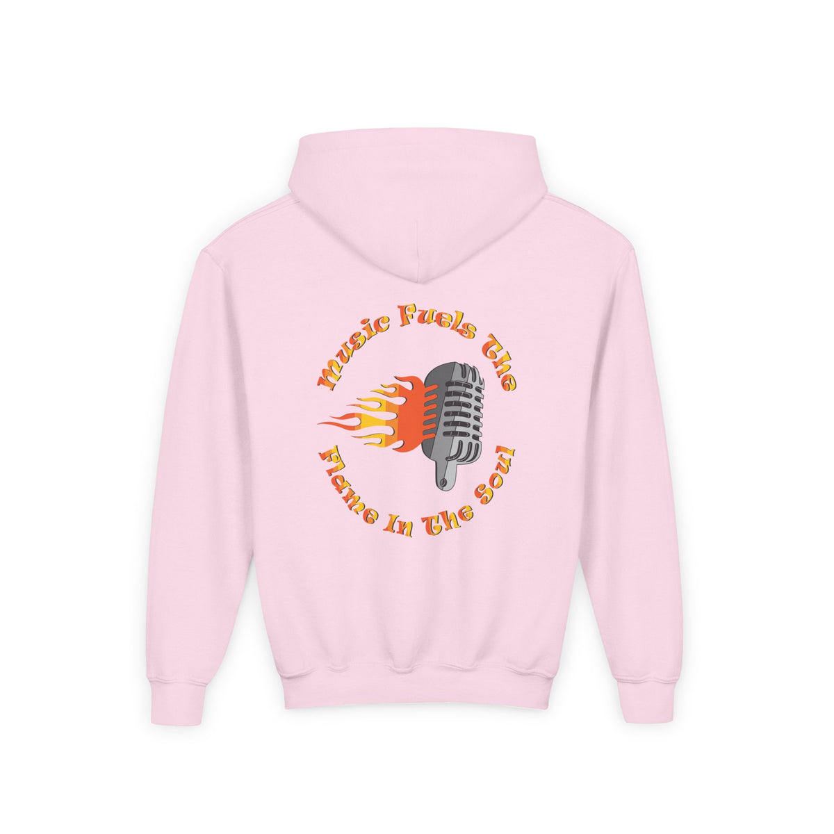 Youth Music-Themed Hoodie - 'Music Fuels The Flame in The Soul'